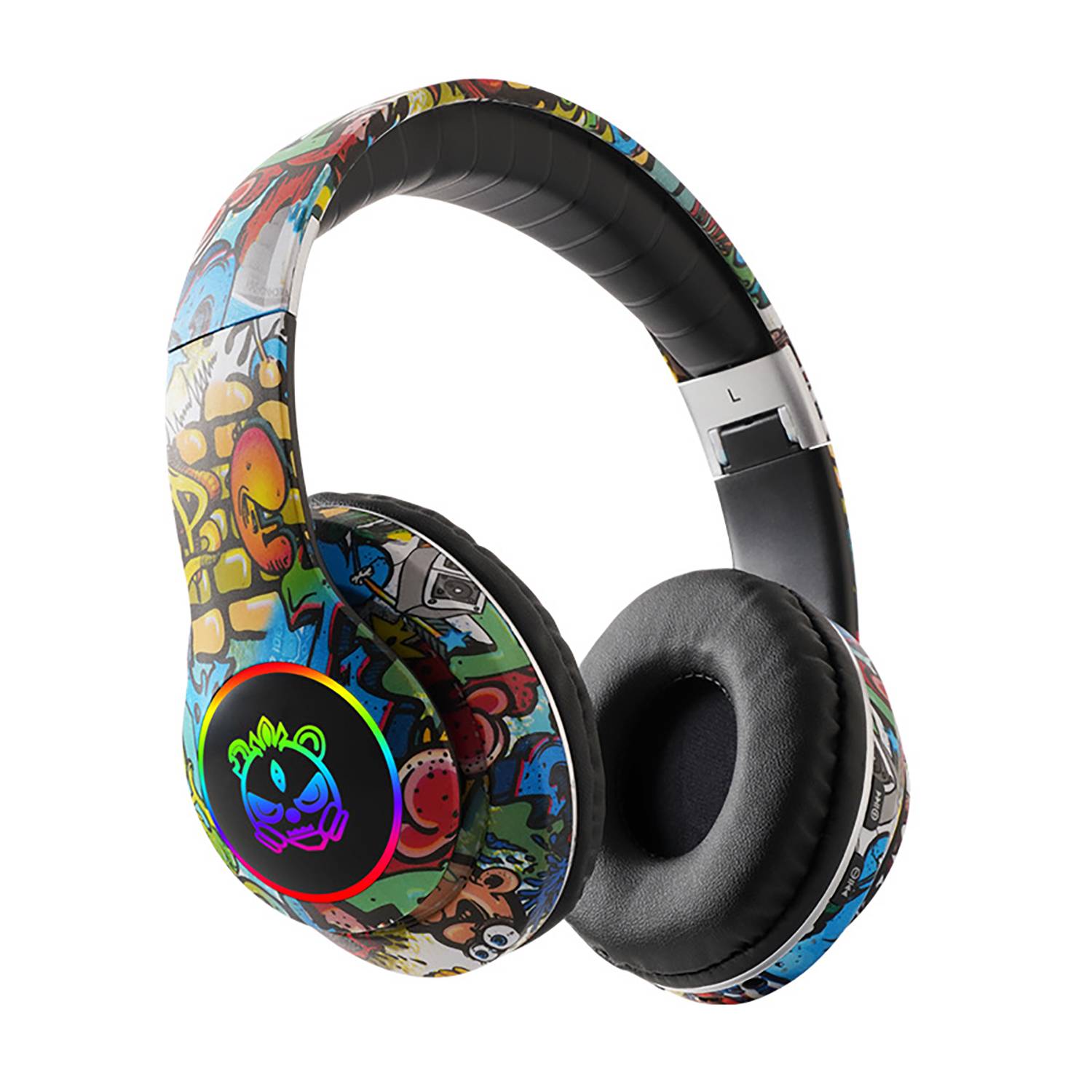 Adjustable Wireless Gaming Headset W/ Noise Cancelling 5