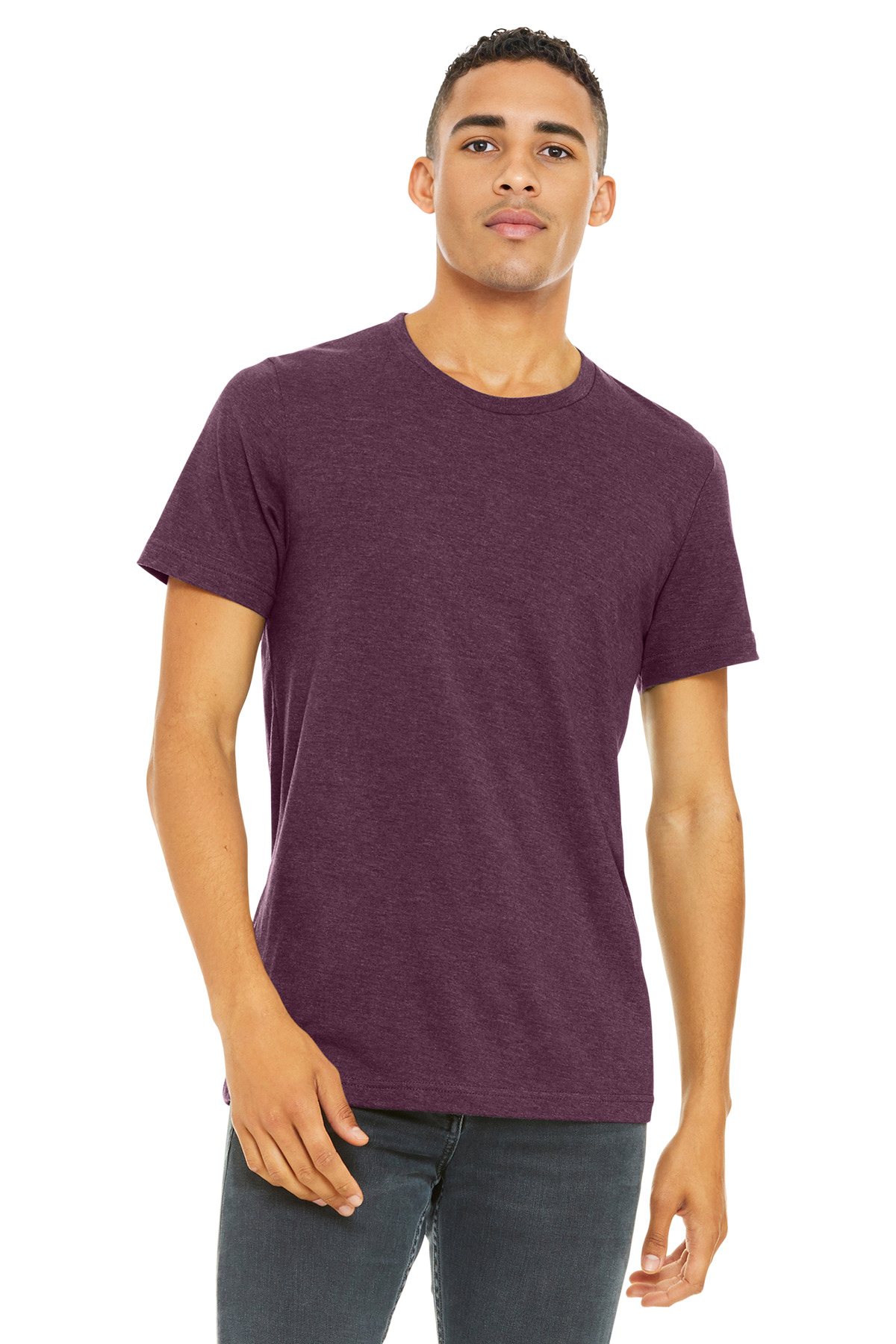 BELLA+CANVAS Unisex Heather CVC Short Sleeve Tee. BC3001CVC 80