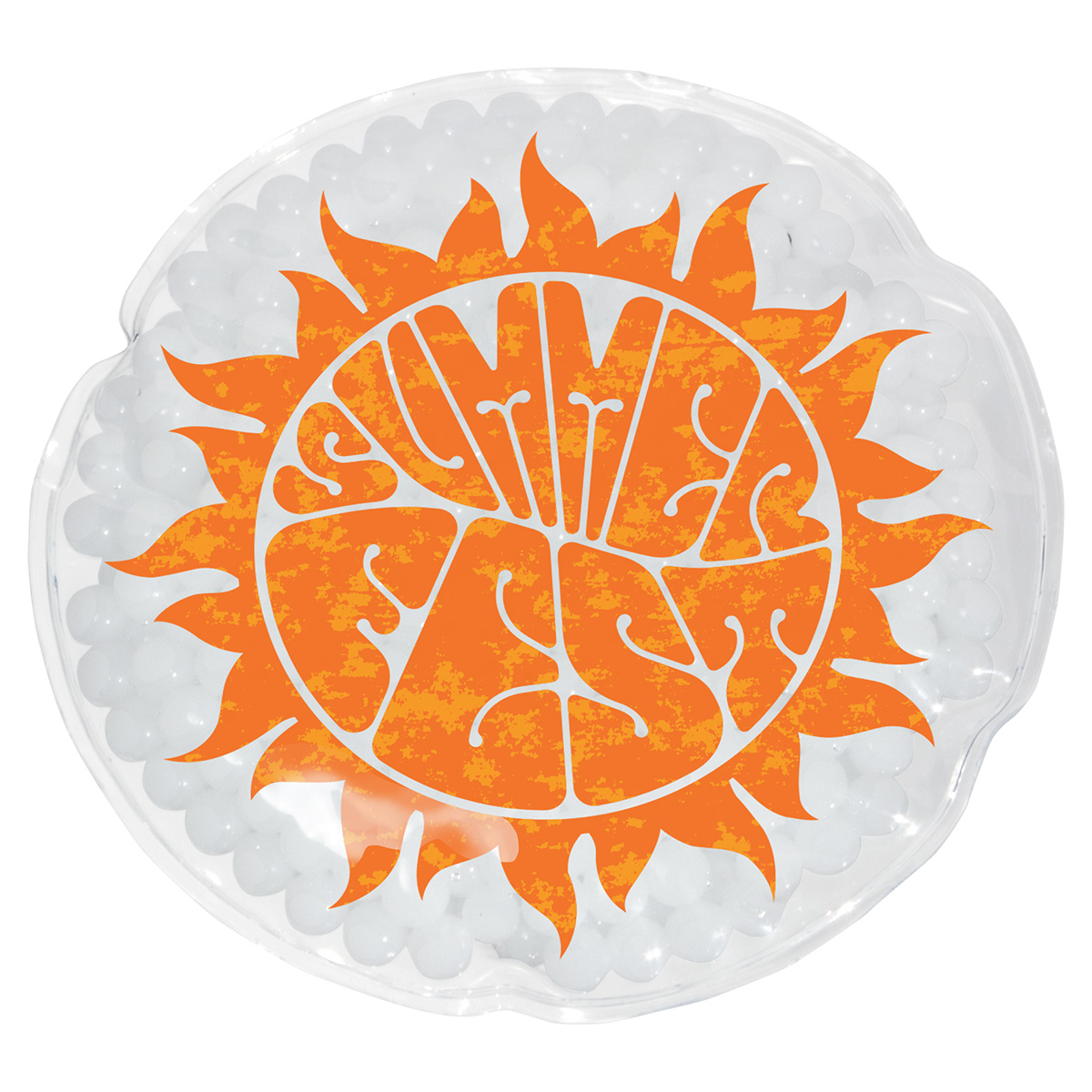 Full-Color Round Aqua Pearls™ Hot/Cold Pack 46