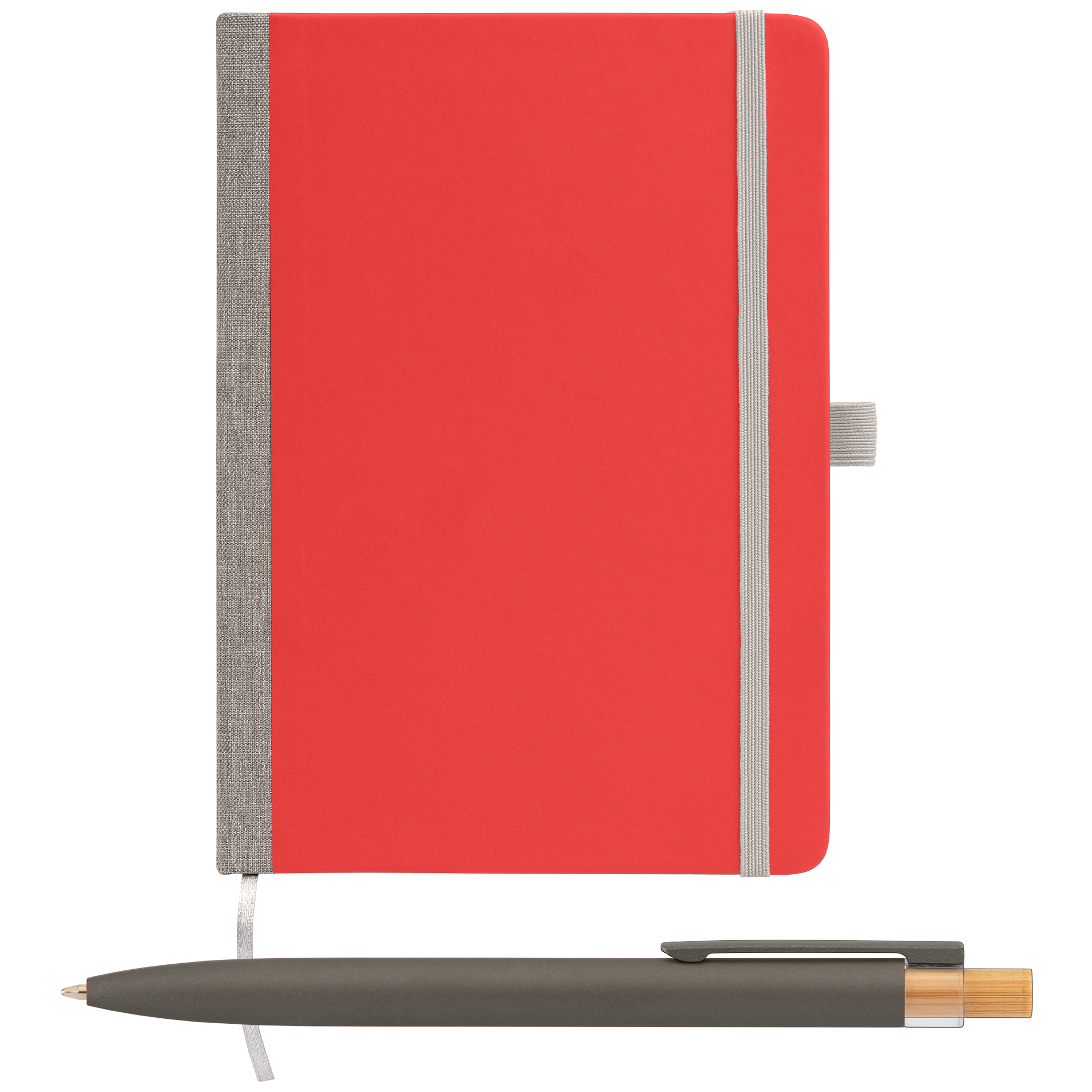 Steinbeck Recycled Hard Cover Journal & Pen Set - A5 5.9" x 8.3" 3