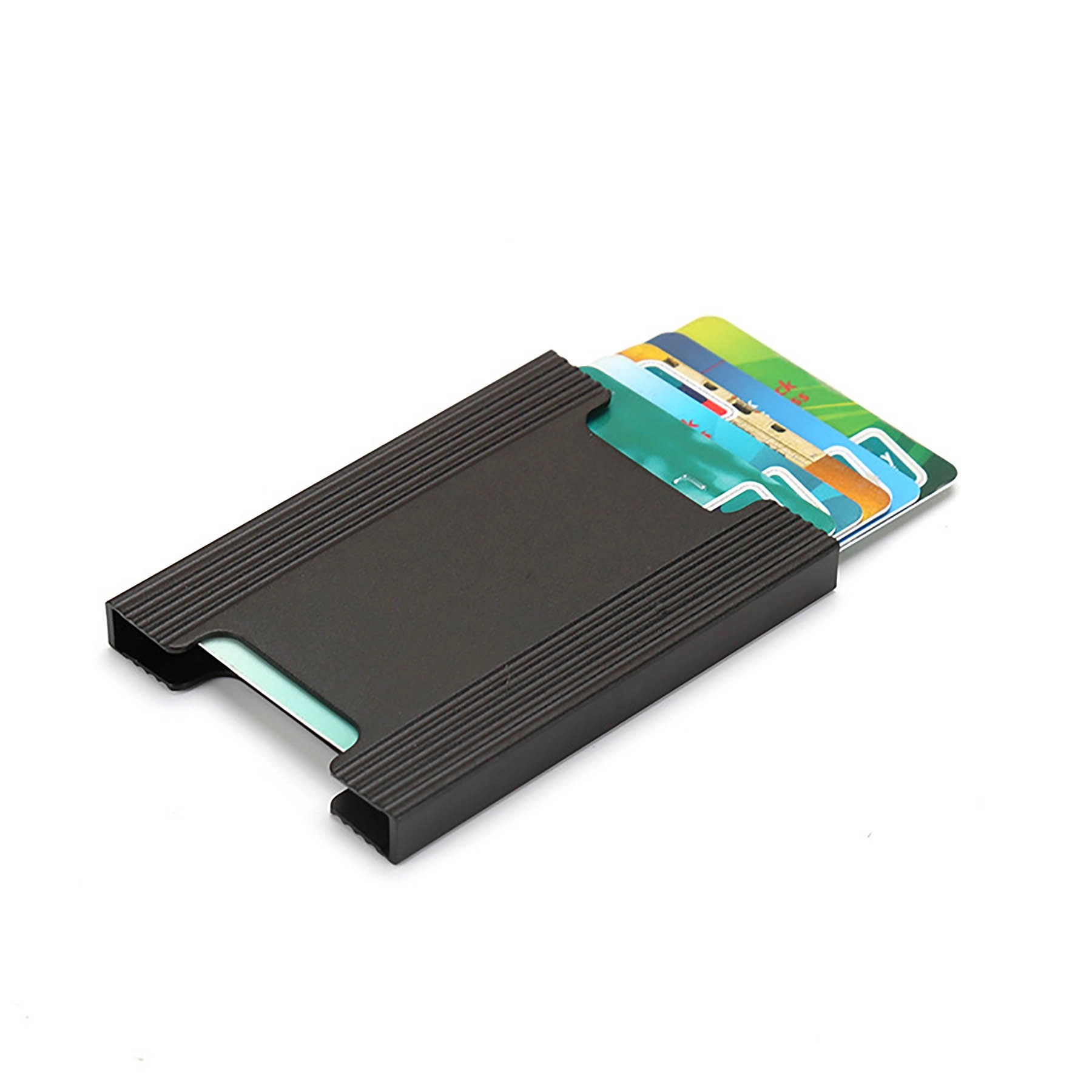 RFID Credit Card Holder for Men Money Clip Aluminum Metal 13