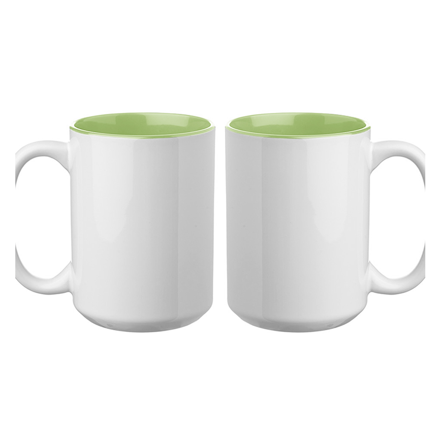 15 oz. Glossy Two-Tone Custom Photo Mug 6