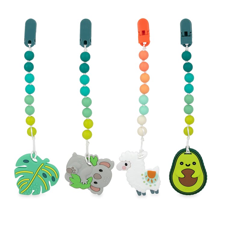 Nuby Silicone Pacifinders w/Teether - 3+ Months 2