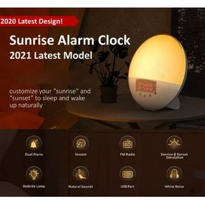 Sleeping Lamp Desk Night Lighting Wake Up Light Alarm 2