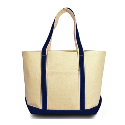 16 oz. Heavy Duty Large Cotton Canvas Tote Bag Boat Bag 19
