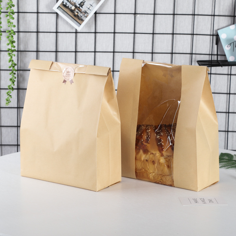 Greaseproof Food Packaging Storage with Front Window 2