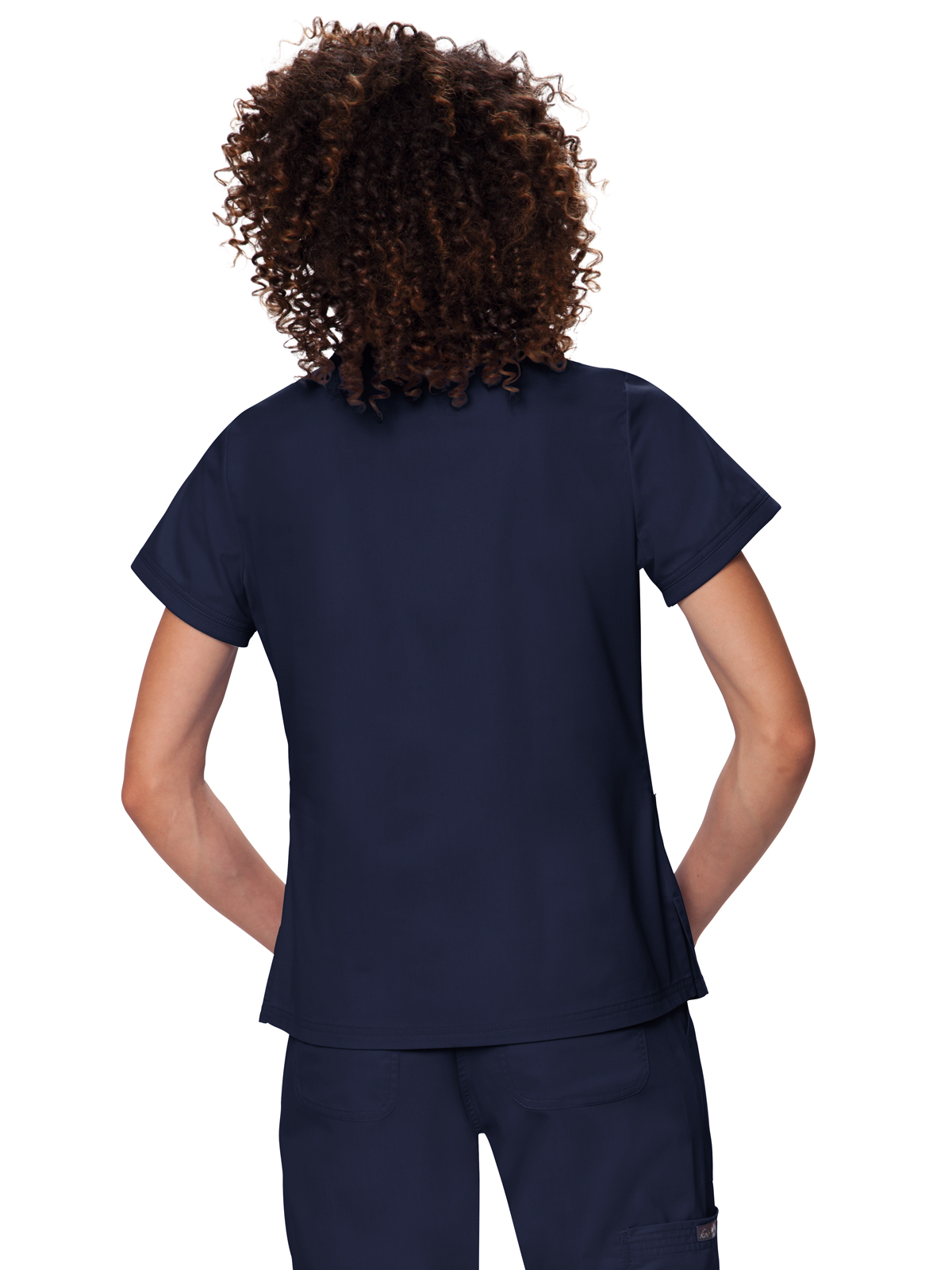 koi - Classics - Women's Three-Pocket Soft Rib Trim V-Neck Nicole Top 28