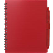 FSC® Recycled 5.5” x 7” Spiral Notebook w/ RPET Pe 198