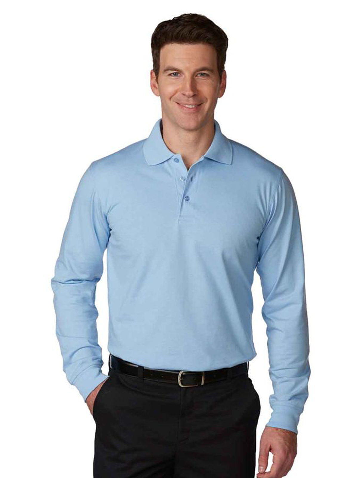 A+ Uniforms - Unisex Jersey Knit Long Sleeve Shirt 3