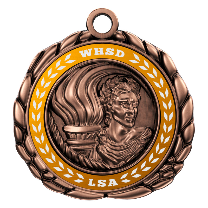 Express Vibraprint™ Victory Quali-Craft Medallion (2-1/2") 4
