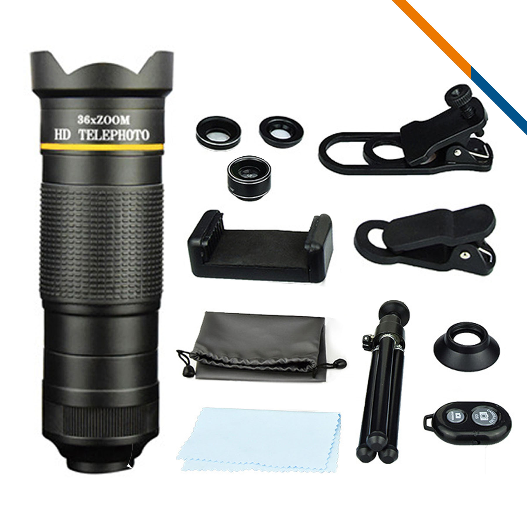 FarSight 36X Retractable Zoom Phone Lens Kit 7