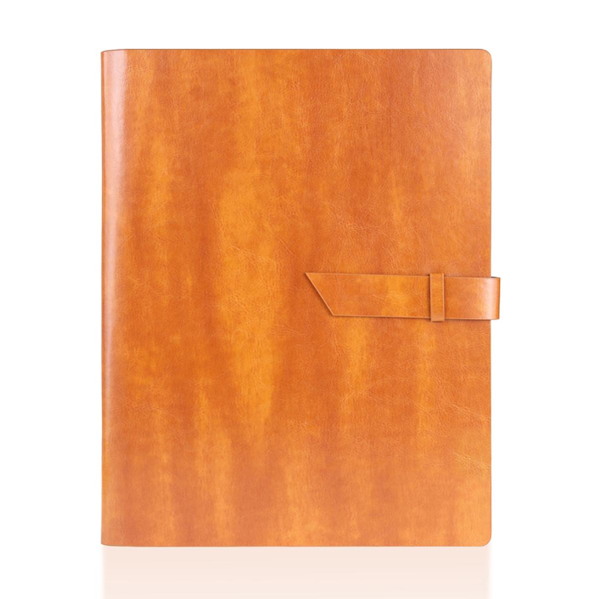 New Age Italian PU Leather Padfolio (English Tan) 2