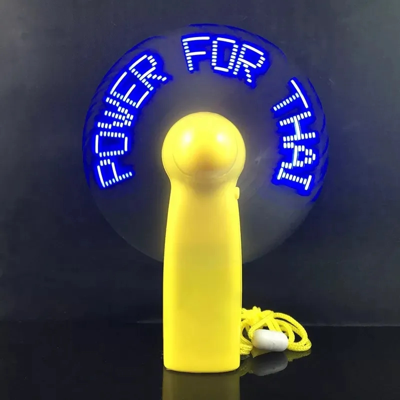 Custom LED Promotional Light Up Mini Fan 5