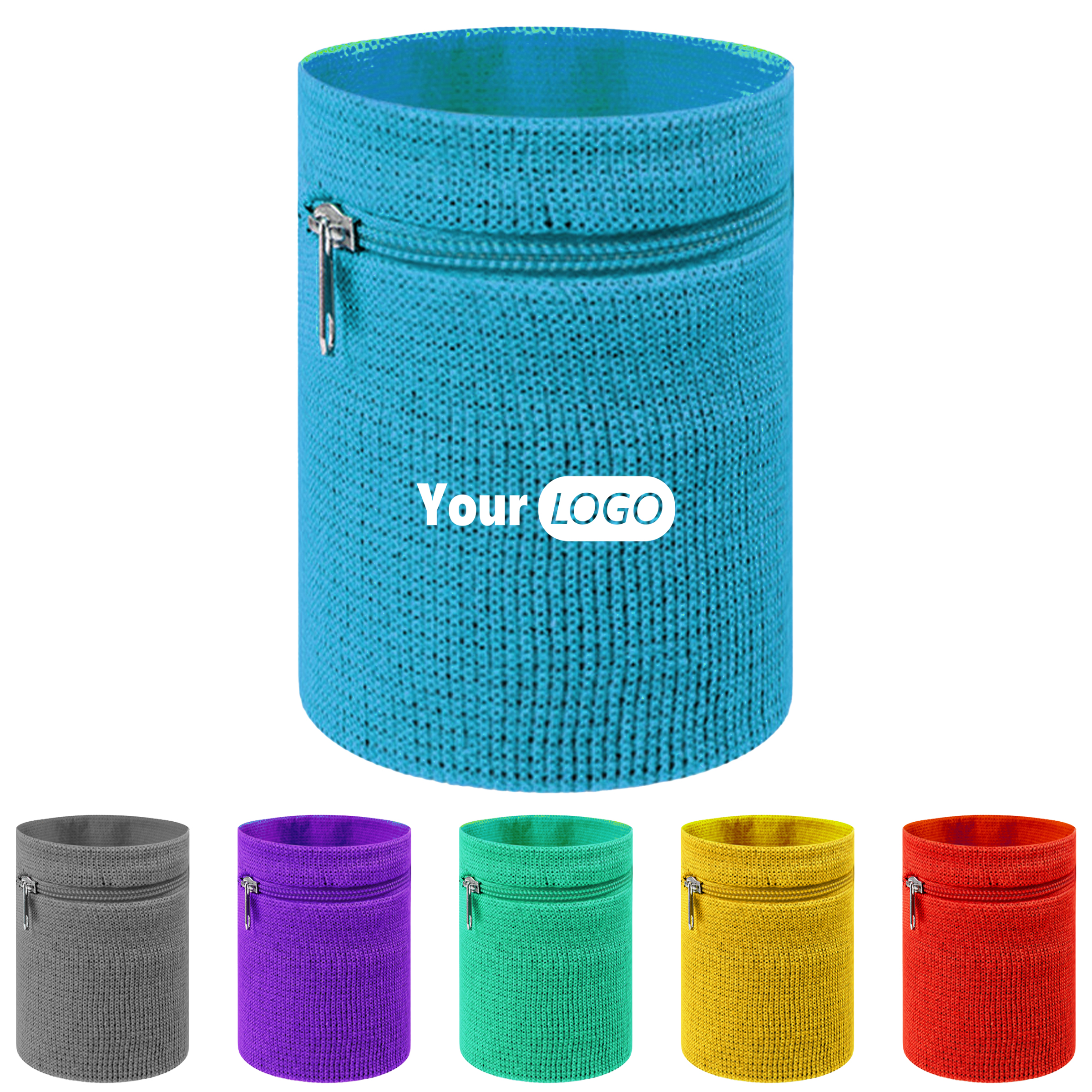 Other Fabric Customizable Sports Wrist Wallet 3
