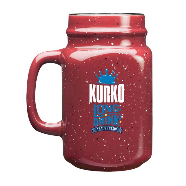 Speckled 16 oz. Savannah Ceramic Mason Jar 32