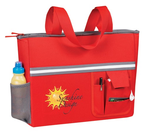 Spectrum Zippered Brief Tote 3