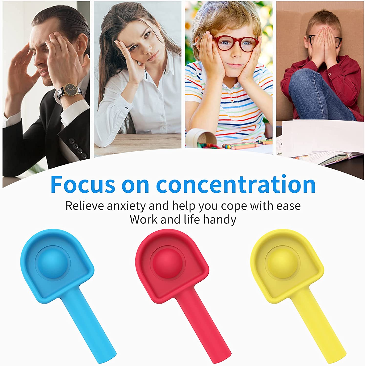 Pencil Cap Popper Toy for Kids/Adults/Anxiety Autism 14