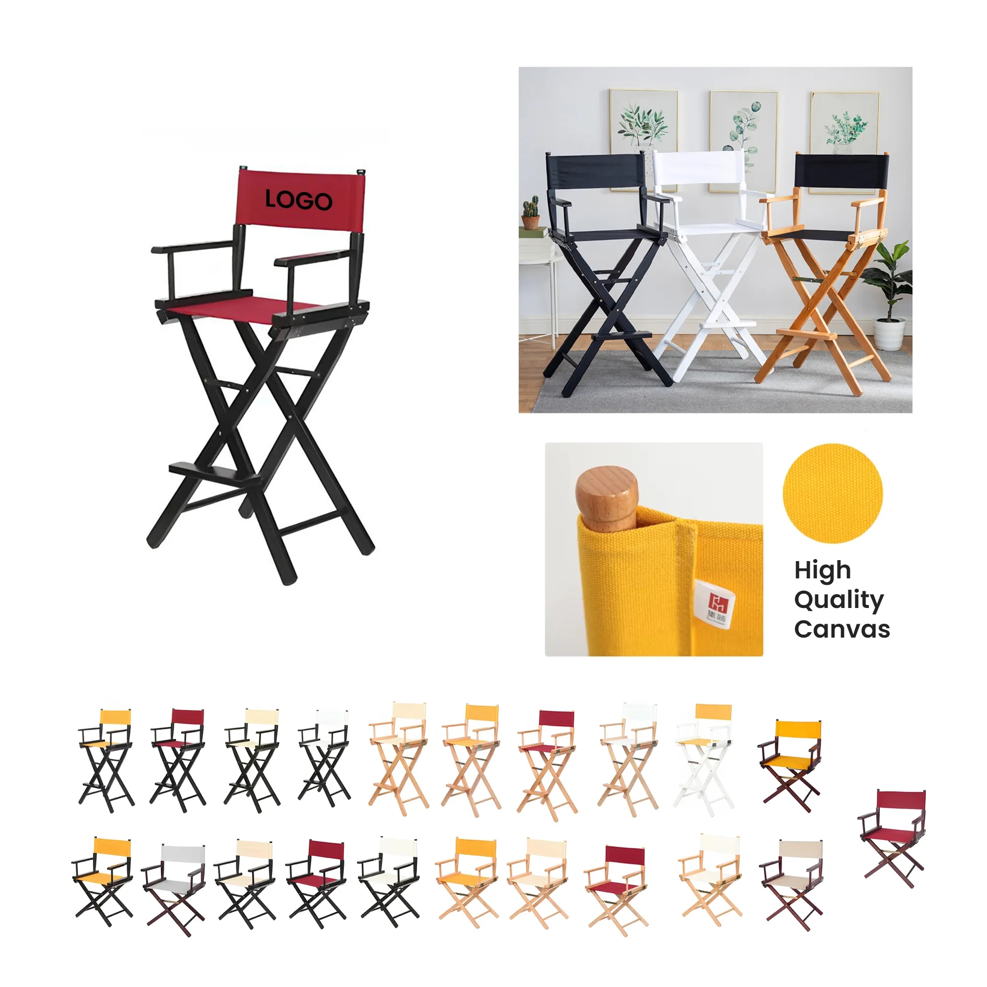 Solid Wood Folding Chair 7