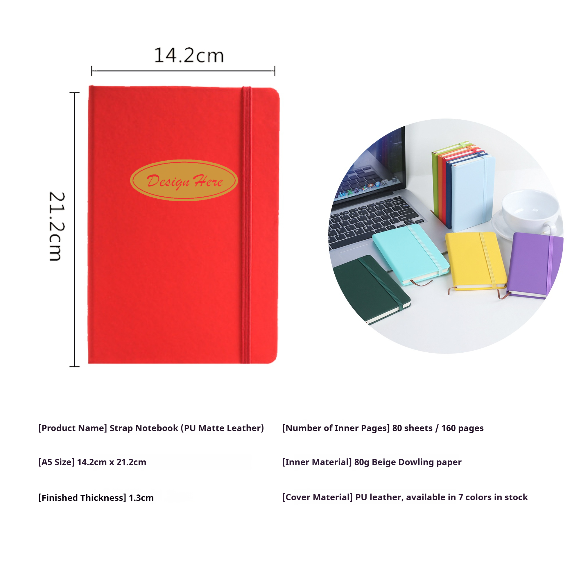 MOQ 30pcs Versatile Sketch & Write Notebook 2
