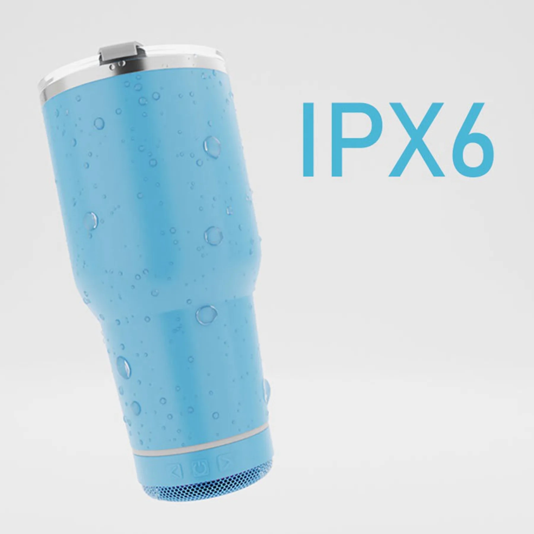 30 Oz. Double Wall Metal Beer Mug with Wireless Speaker 4