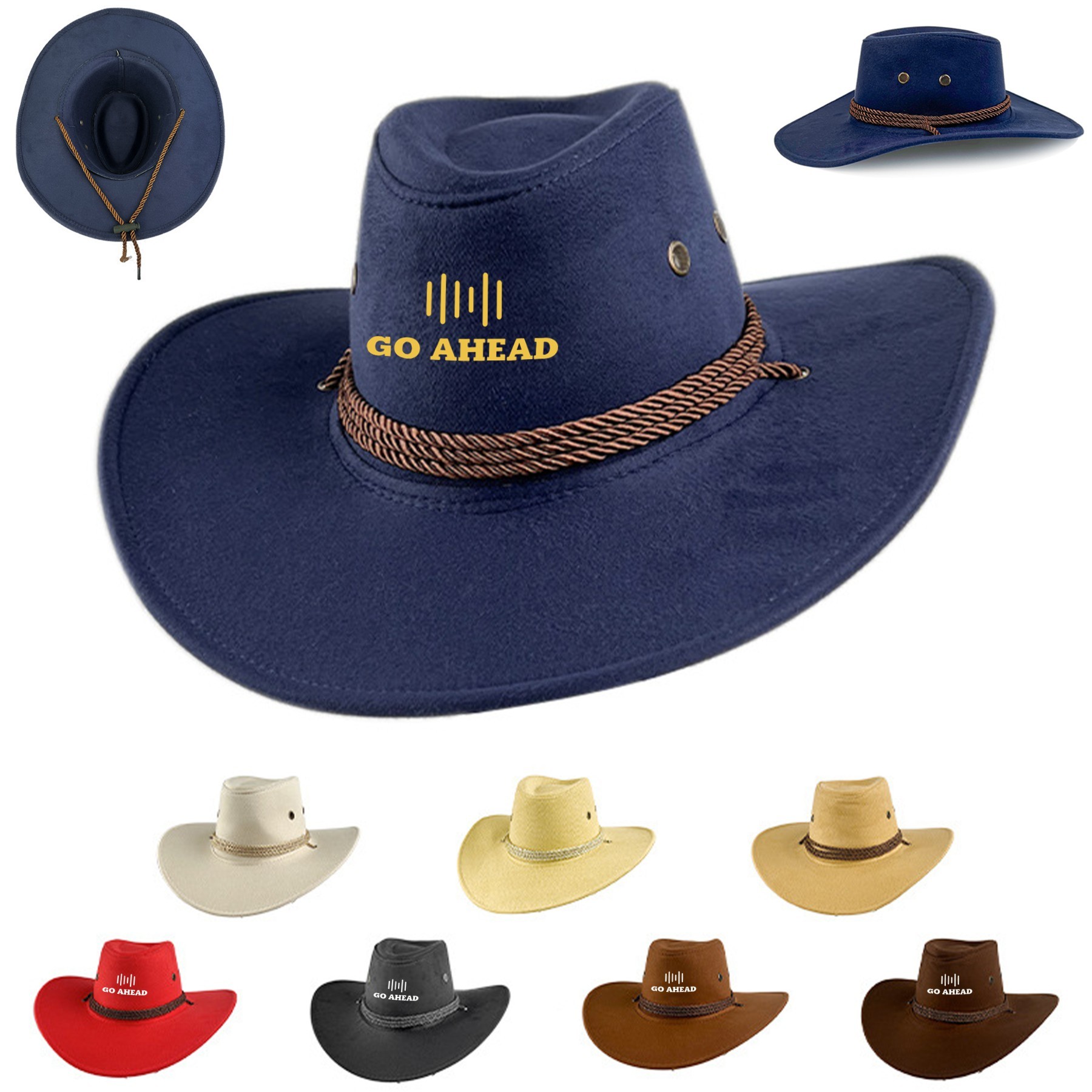 Custom Western Suede Cowboy Hat 7