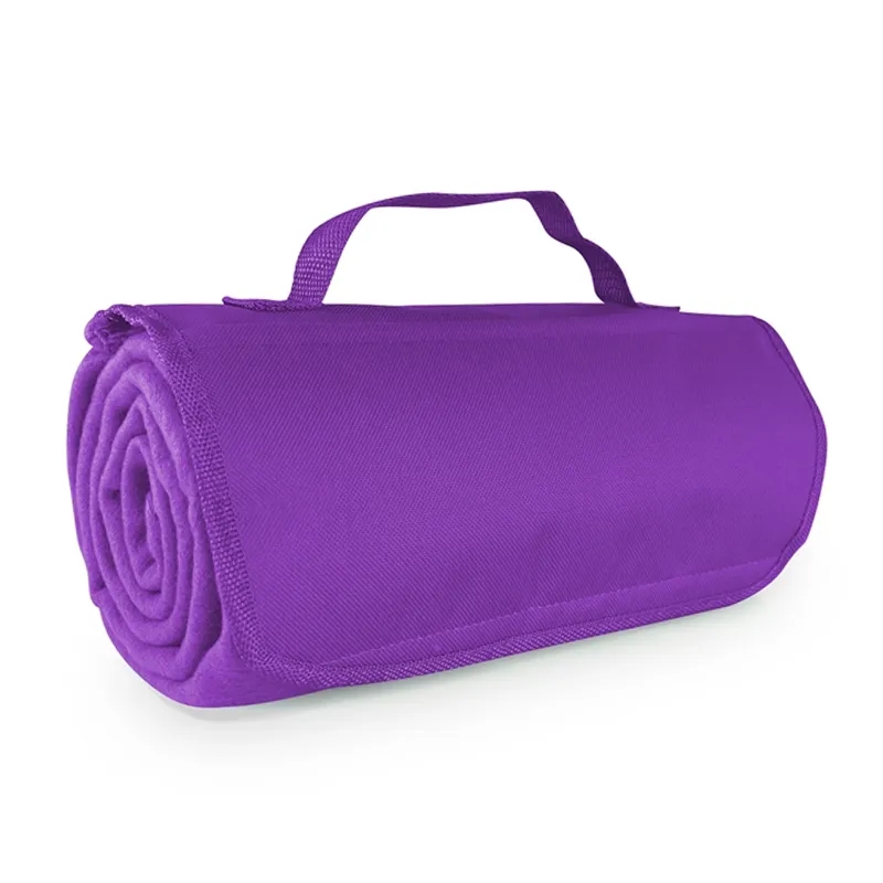 Fleece Roll-Up Blanket With Pocket Flap 5