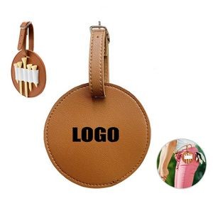 Premium Durable PU Leather Golf Tee Holder 17