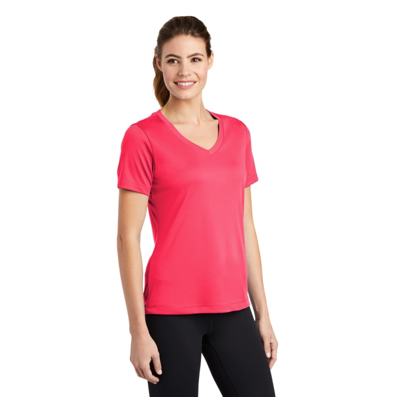 Sport-Tek Women's PosiCharge Competitor V-Neck Tee. 110