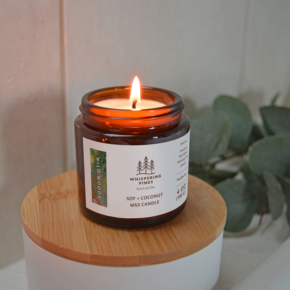 4 oz Hand-Poured Wild Woods Candles 3