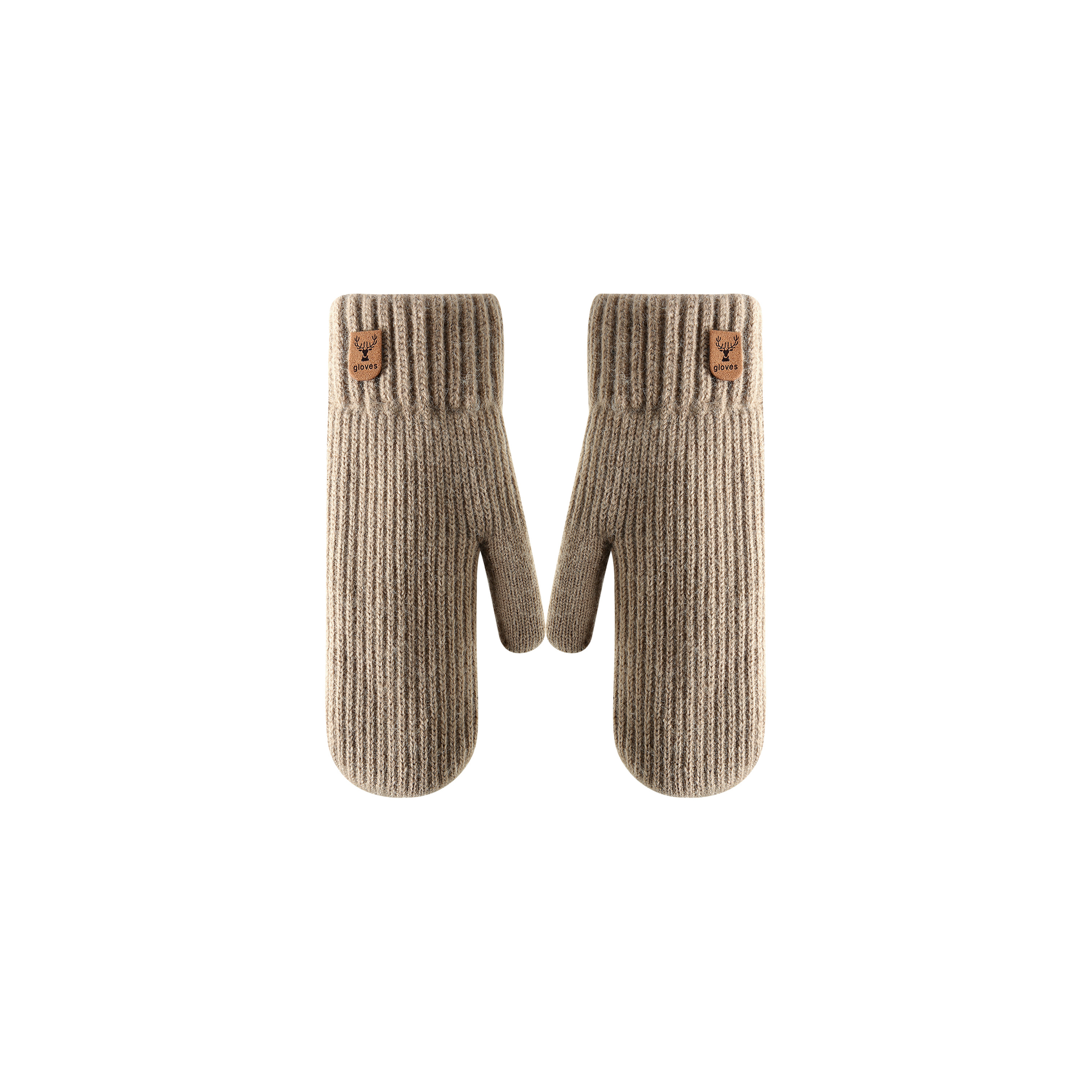 Winter Wool Warm Gloves With Connected Fingers 5