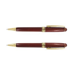 Nature Red Wooden Twist Writing Pen 17