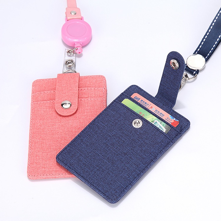 PU Leather Card Holder with Key ring 3