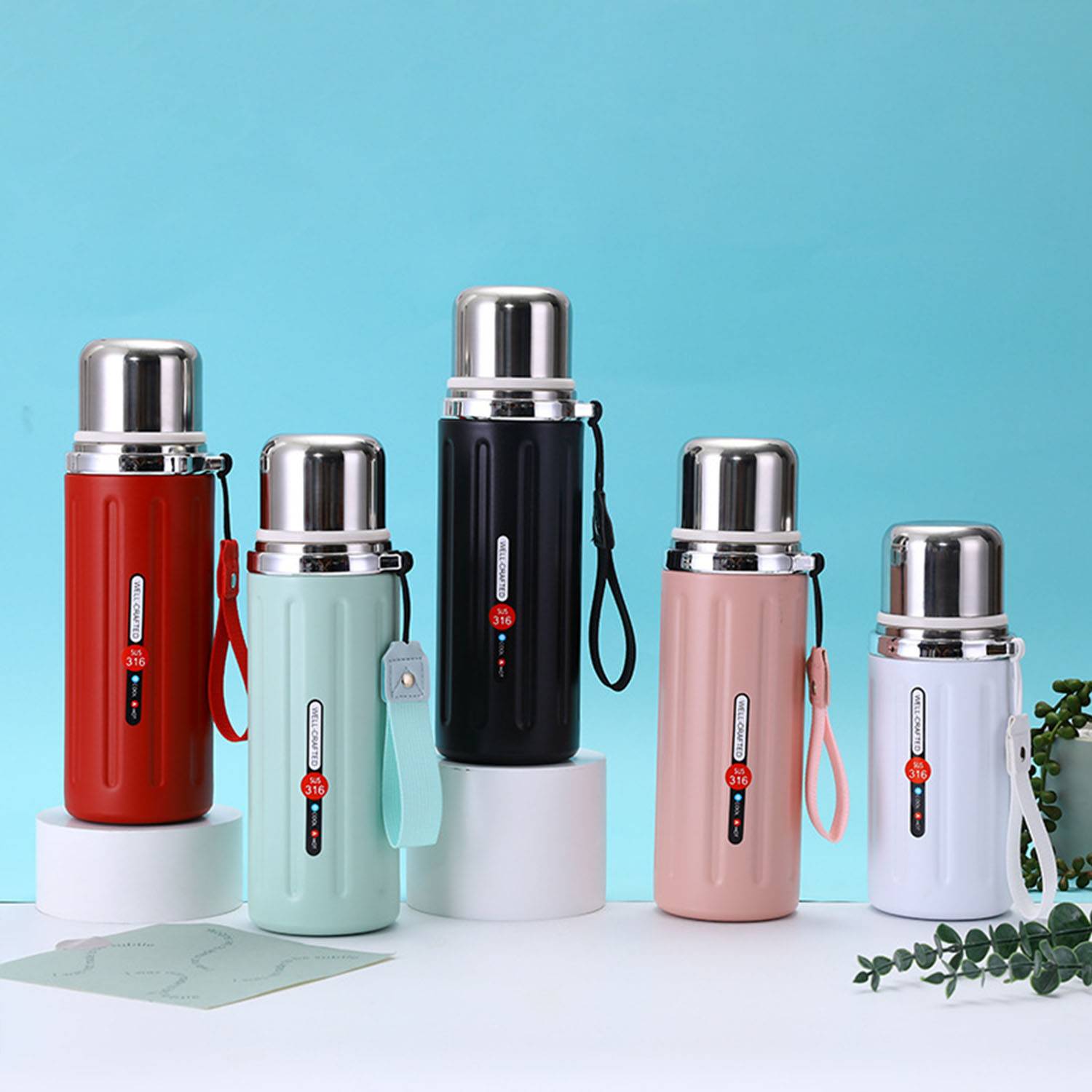 28 oz 316 Stainless Steel insulated cup with rope 4