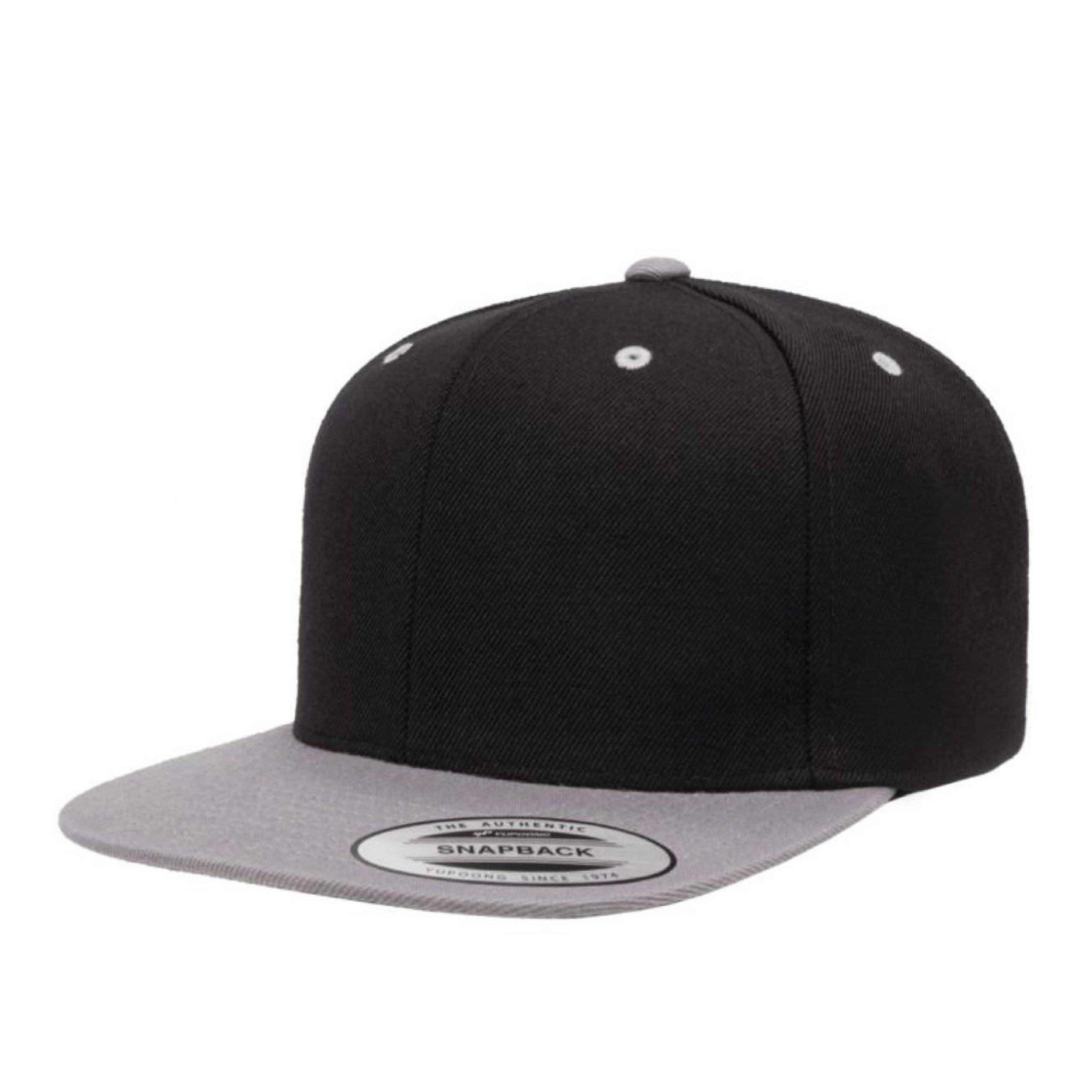 Yupoong 6089M YP Classics Premium Flat Bill Snapback Hat with Embroidery 13
