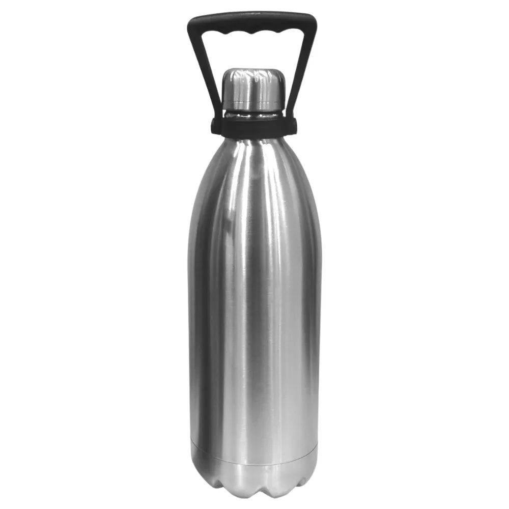 Insulated Stainless Steel Wine Growler with Handle (56oz) 1