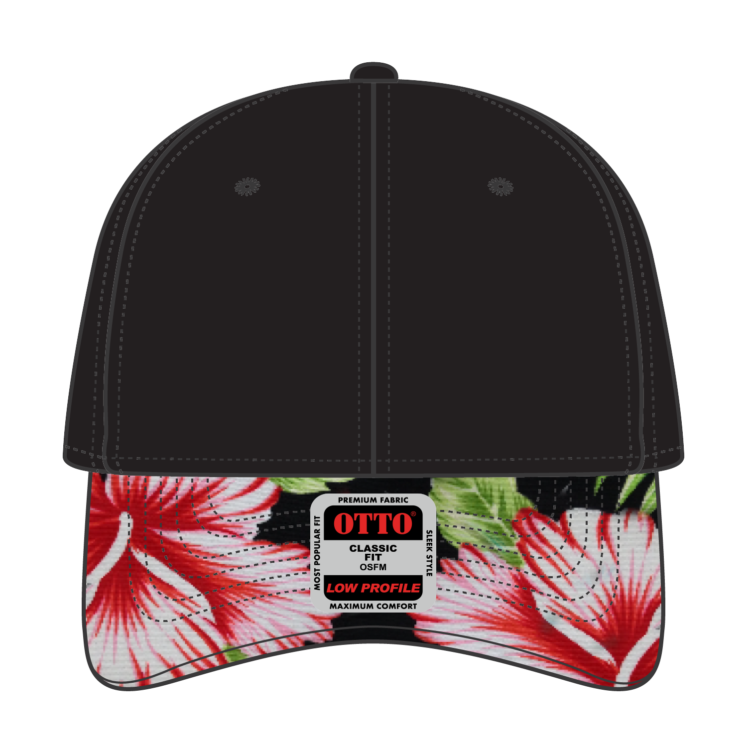 OTTO CAP® 6 Panel Low Profile Baseball Cap 4