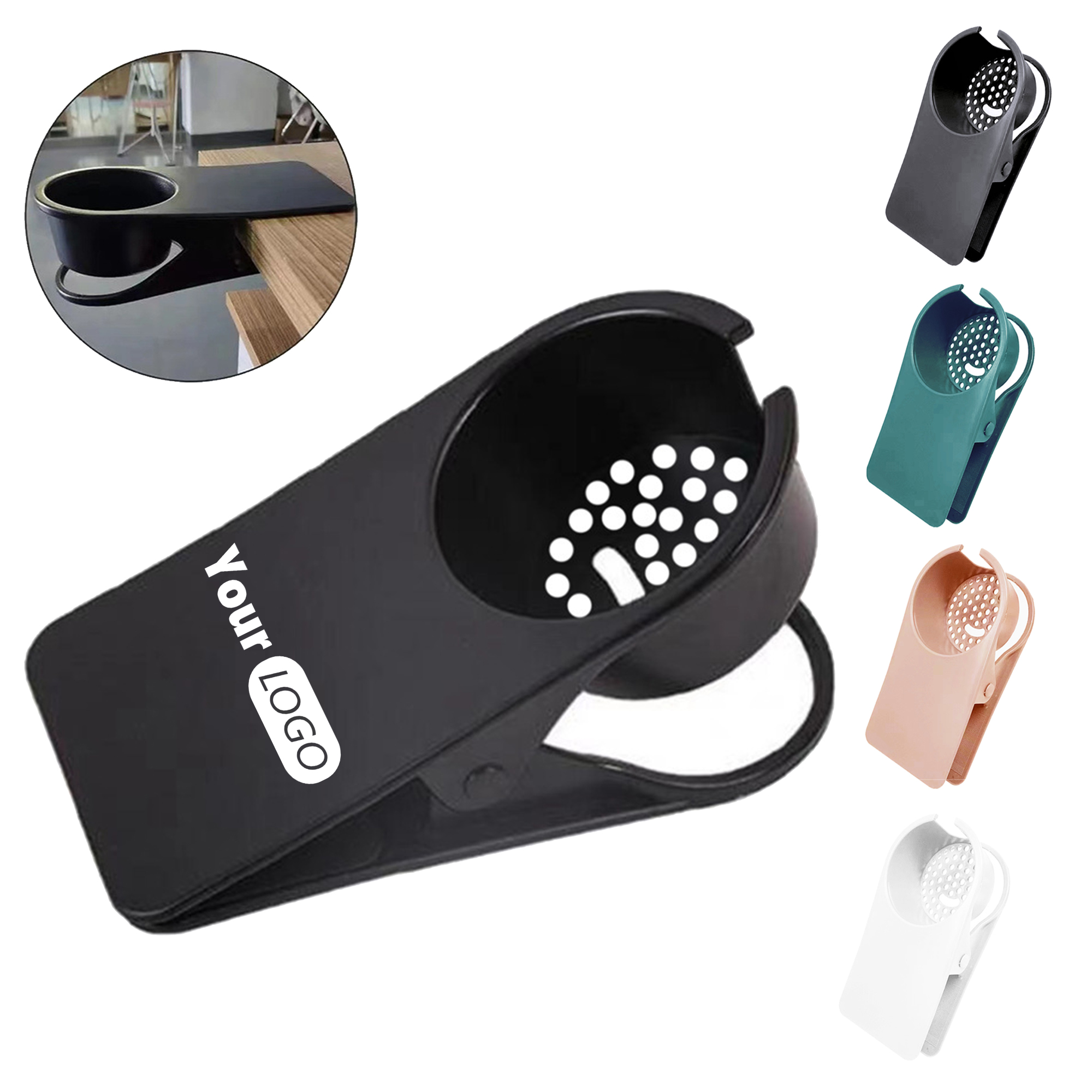 Clip-On Plastic Table Cup Holder 3