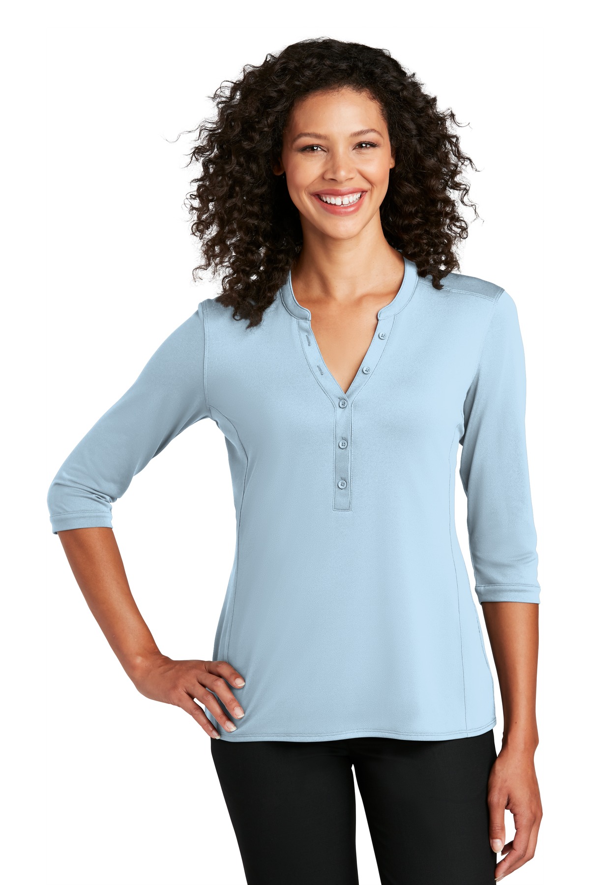 Port Authority Women's UV Choice Pique Henley LK750 22