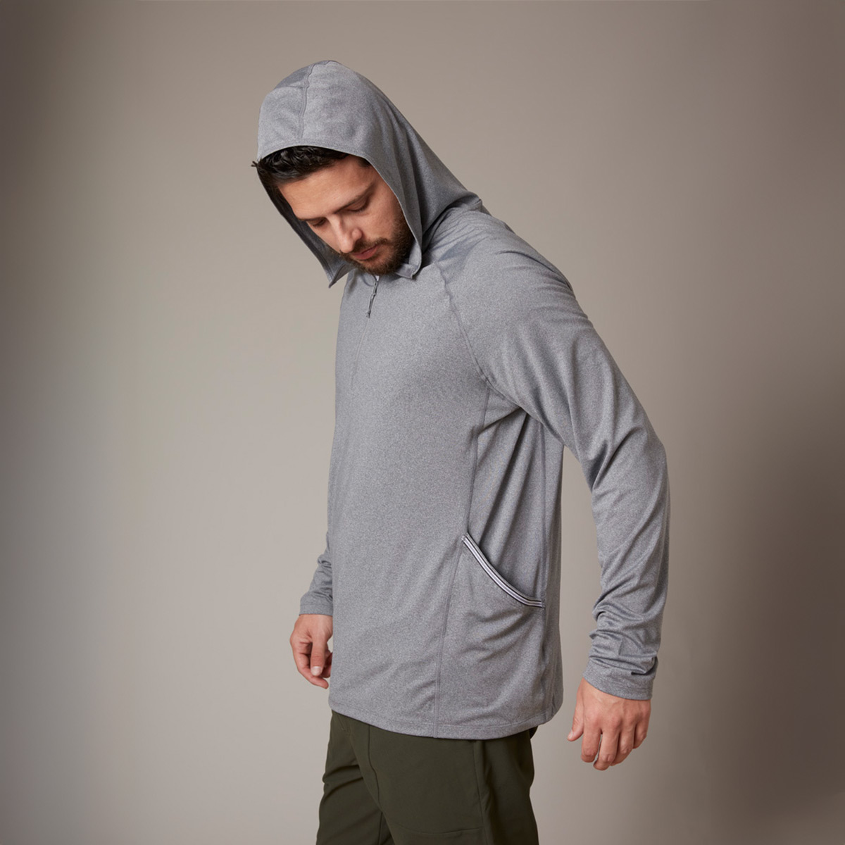 Men's Dune Sun Hoodie, custom hoodie or sweatshirt with logo imprint 6