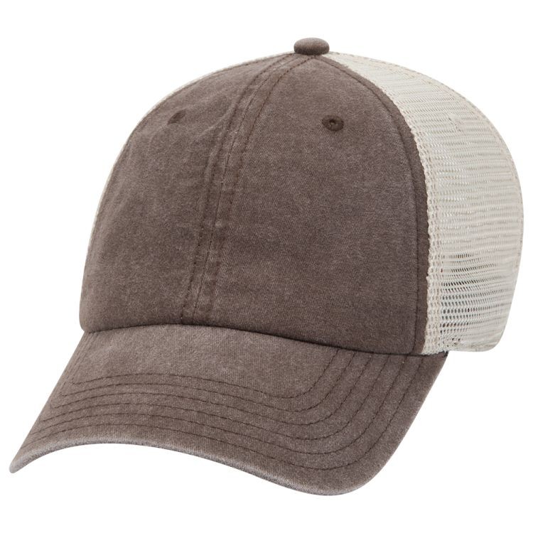 OTTO CAP® OTTO FLEX® Fitted 6 Panel Low Profile Mesh Back Trucker Hat 13