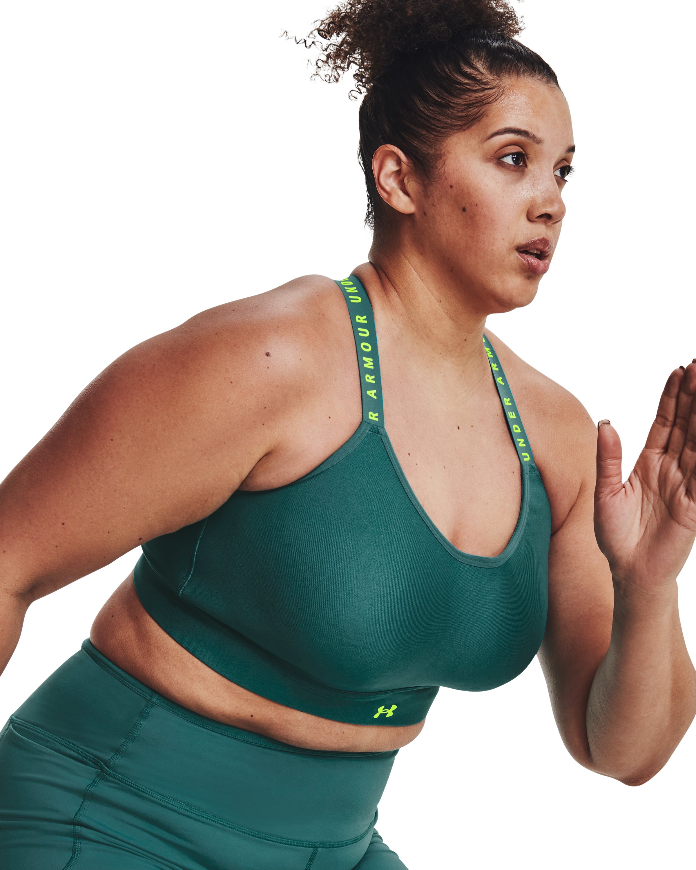 Women's UA Infinity Mid Covered Sports Bra 1