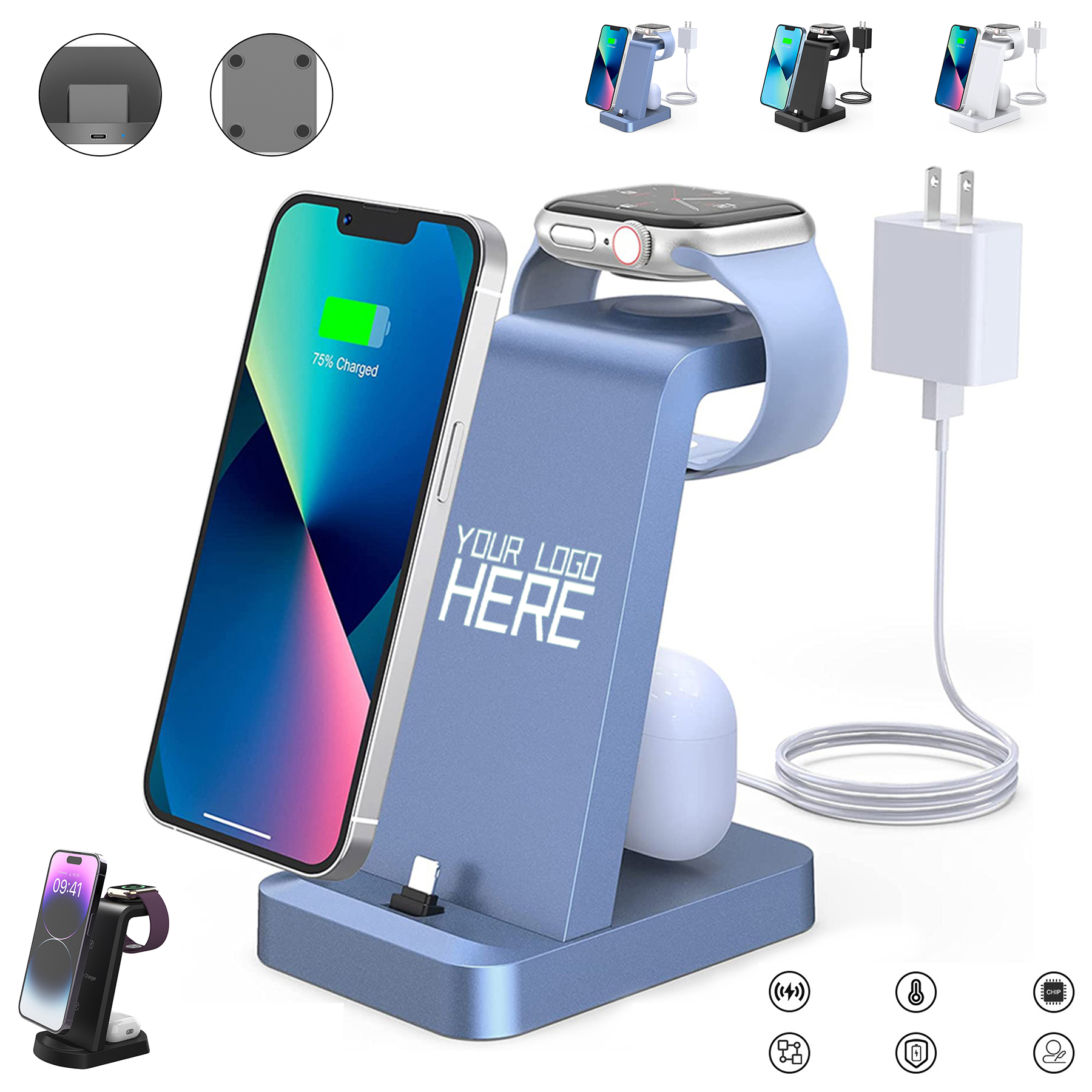 Wireless Charger 3 In 1 1