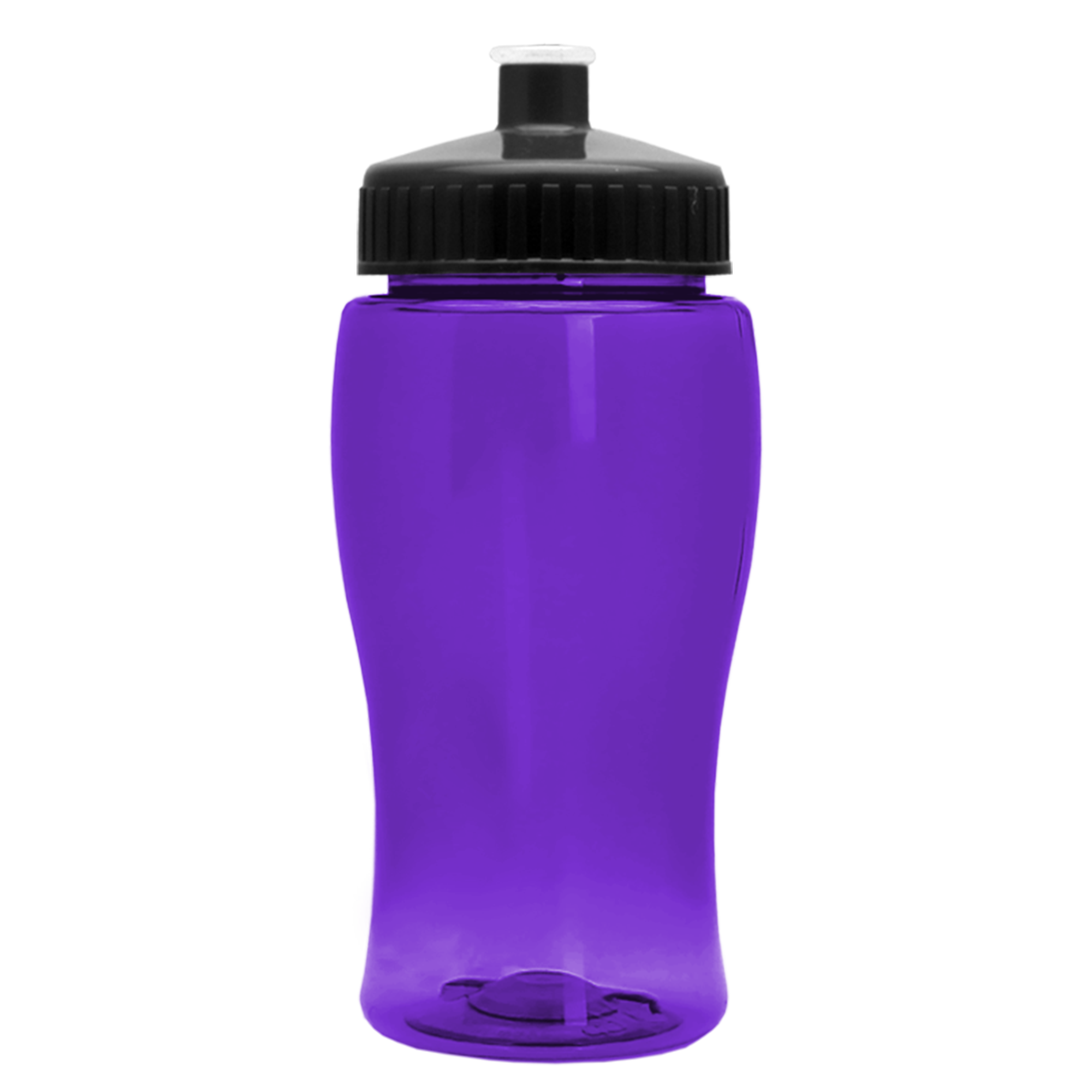 Poly-Pure Jr. - 18 oz. Transparent Bottle with Push pull 16