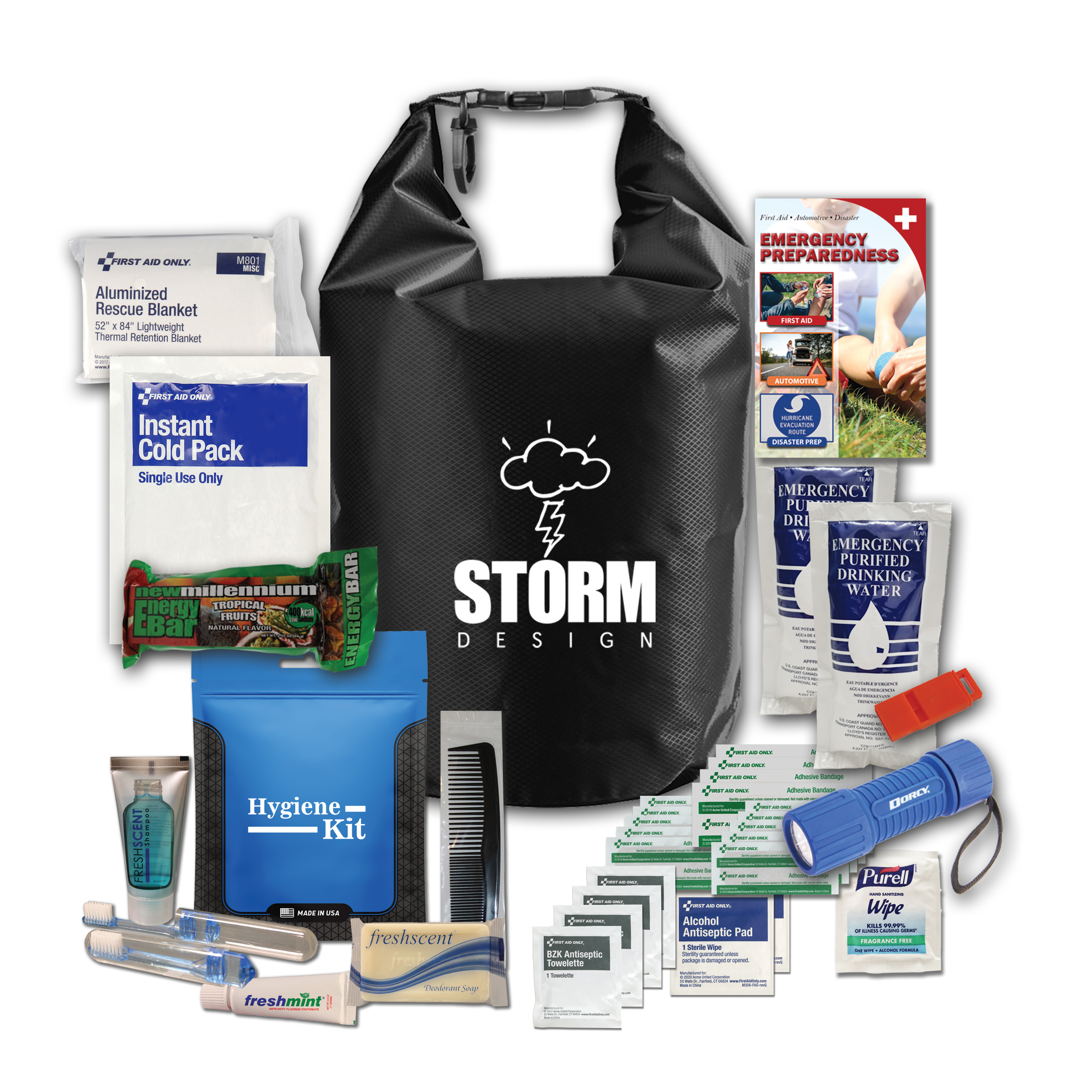 Dry Bag Survival First Aid Kit 20