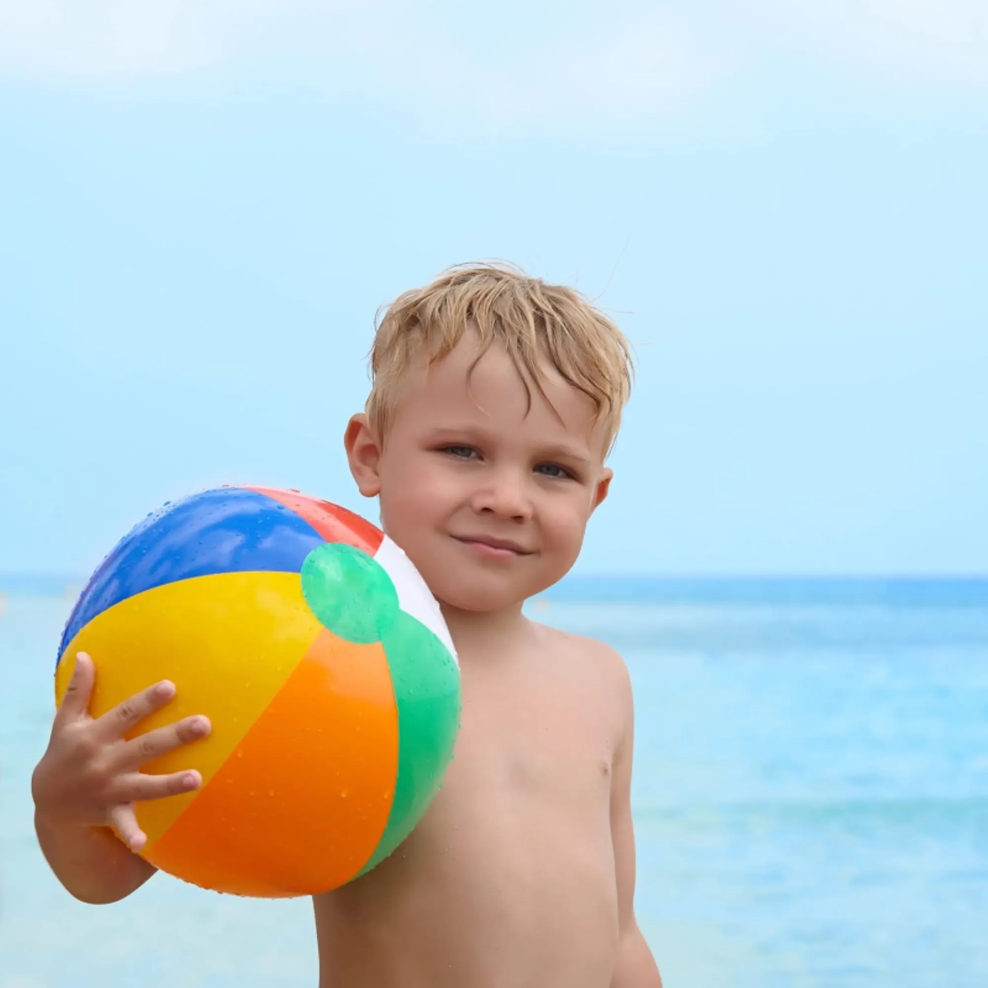 PVC Inflatable Children's Water Sports Beach Ball 5