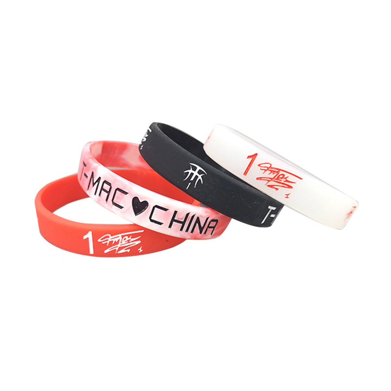 Decorative Silicone Wristbands Silicone Bracelets 3