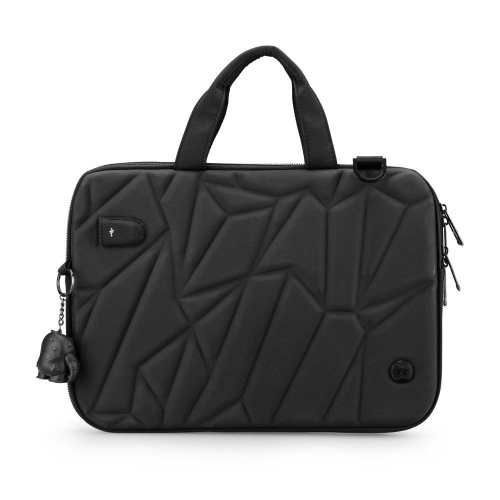 SwissDigital® VACALLO USB Charging Port Stylish 14″ Laptop Sleeve