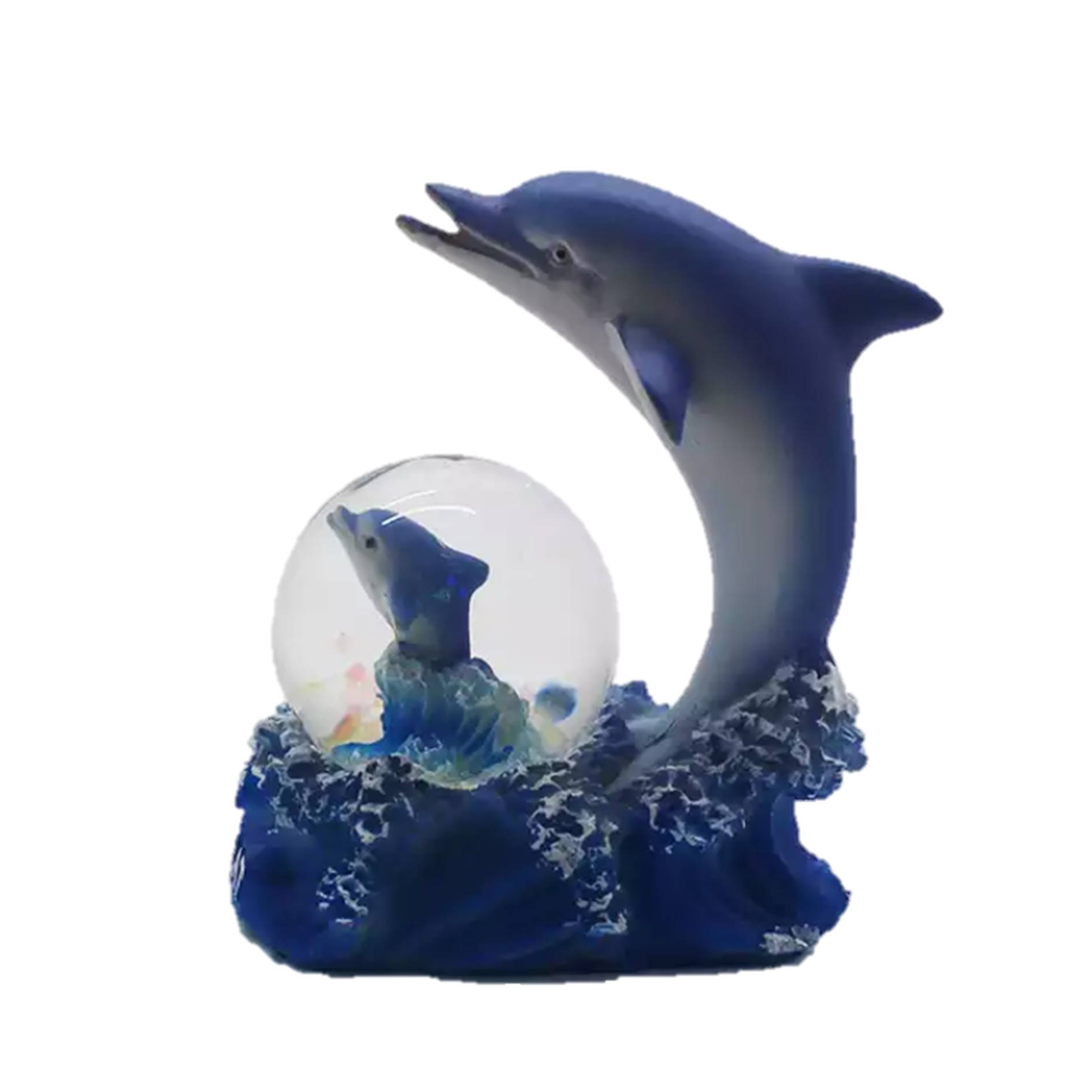 Custom Resin Dolphin Water Snow Globe 3
