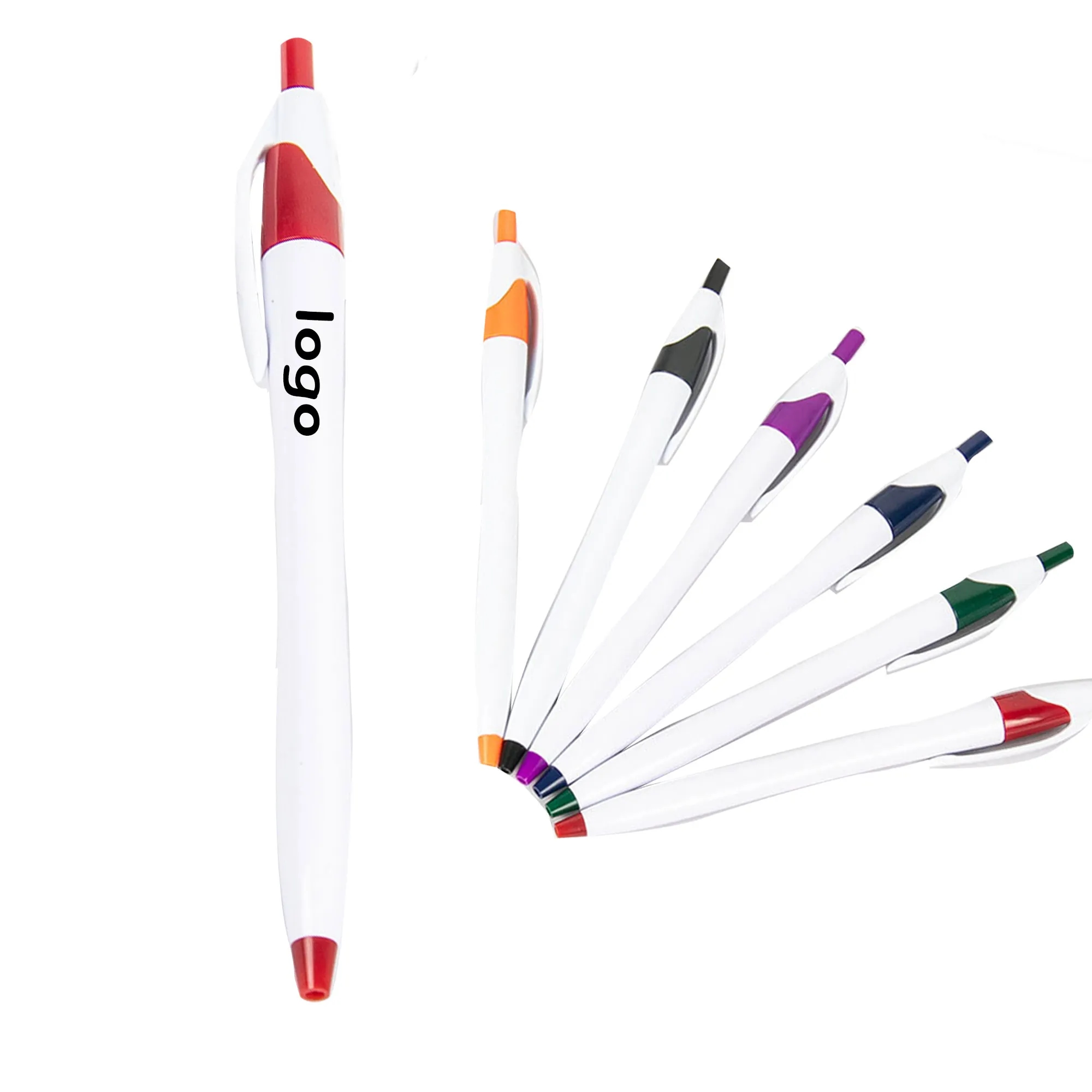 MOQ 10 Black Ink Ballpoint Javelin Pen 1.0mm 5