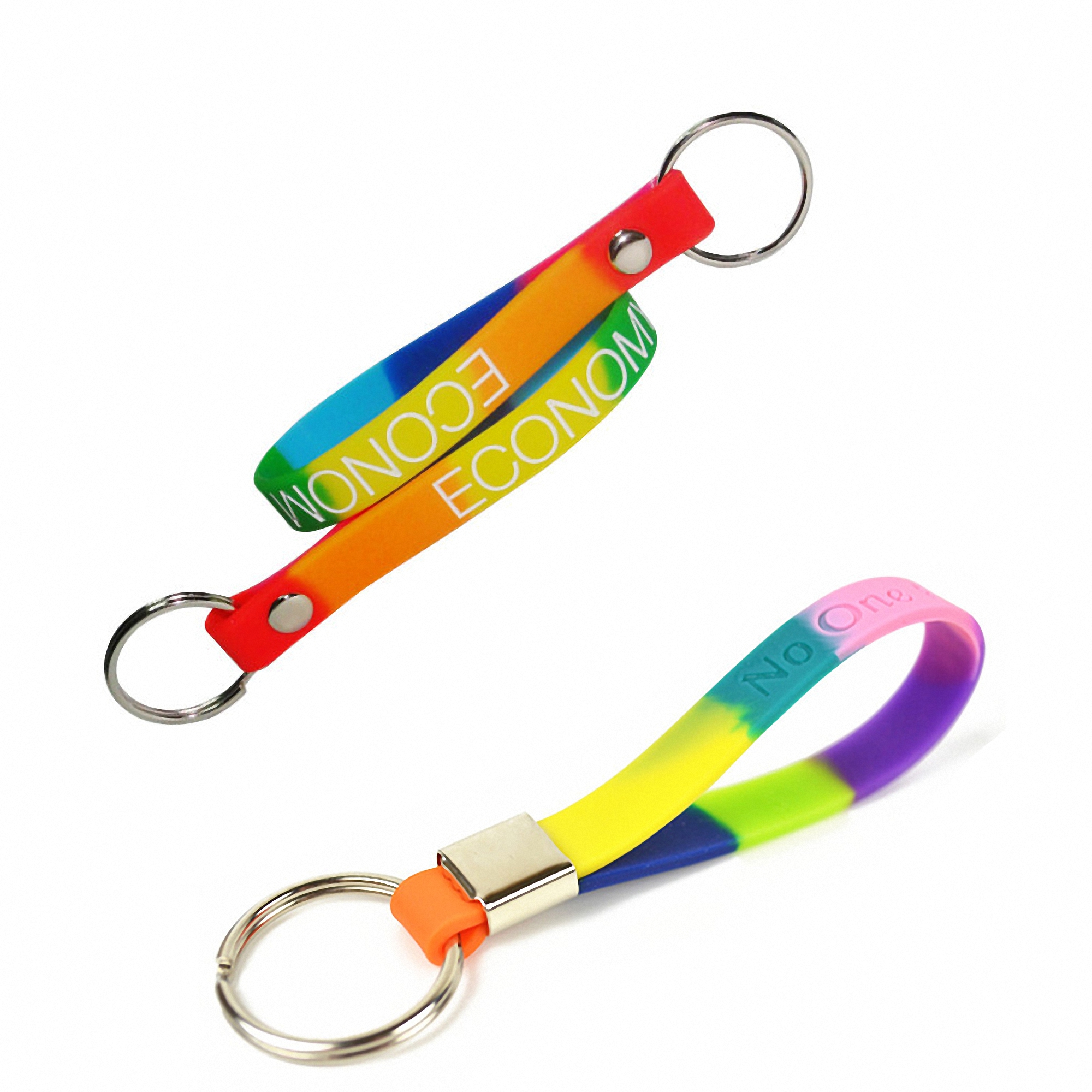 Half Inch Silicone Keychain Wristband 5